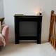 image 3 of Stylish MDF Diamond Black Radiator Cover - Small