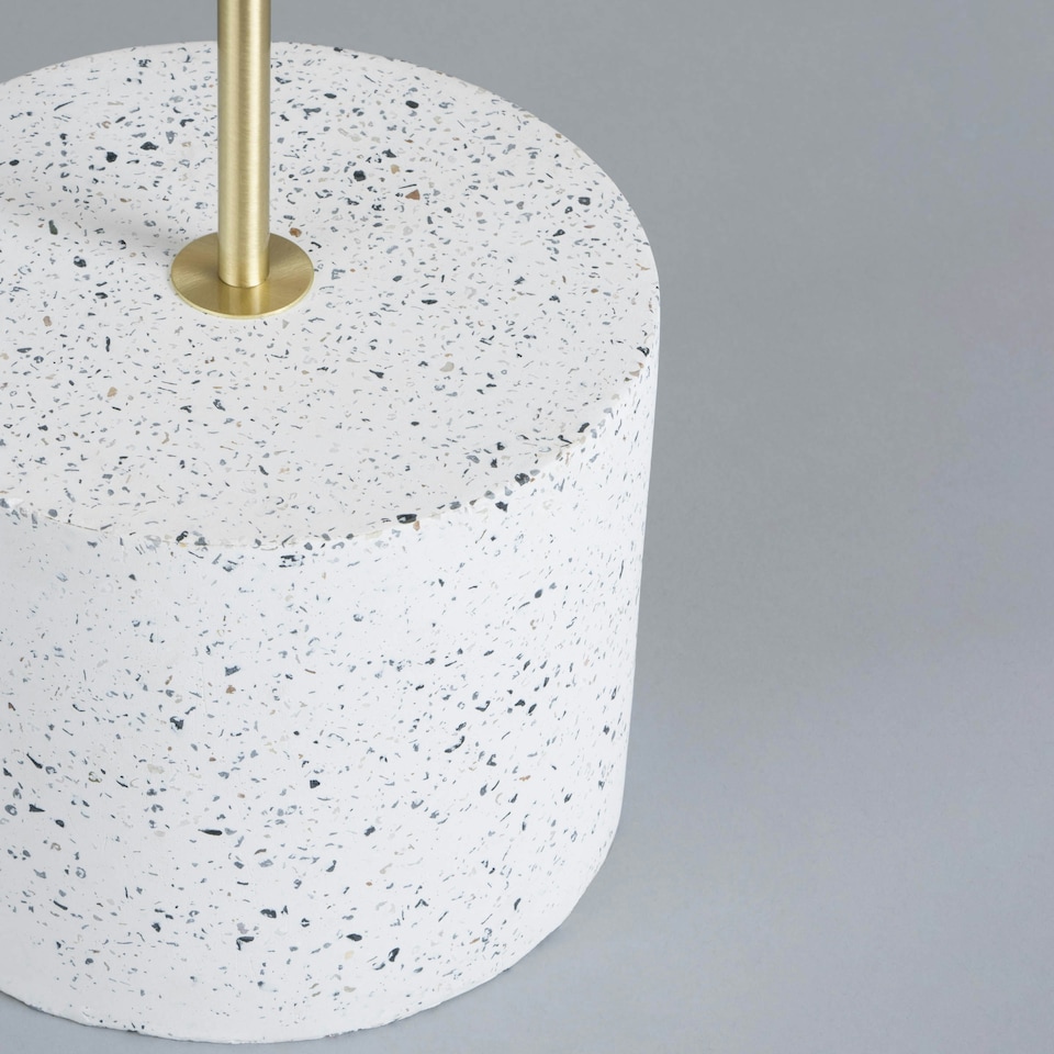 image 1 of BHS Terrazzo Forella Floor Lamp | Gold | Satin Brass | 1