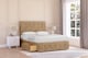 image 1 of Sloomy Cambridge Latte Dumfries Divan Bed With Mattress No Drawers With 54" Floor Standing Headboard & 12" Matching Footboard 2'6 Small Single | Brown | Latte | Small Single | 1