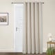 image 2 of Amberley Eyelet Thermal Door Curtain 66" x 84" - Natural