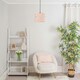 image 3 of ValueLights Sophia Small Blush 2 Tier Ceiling Light Shade