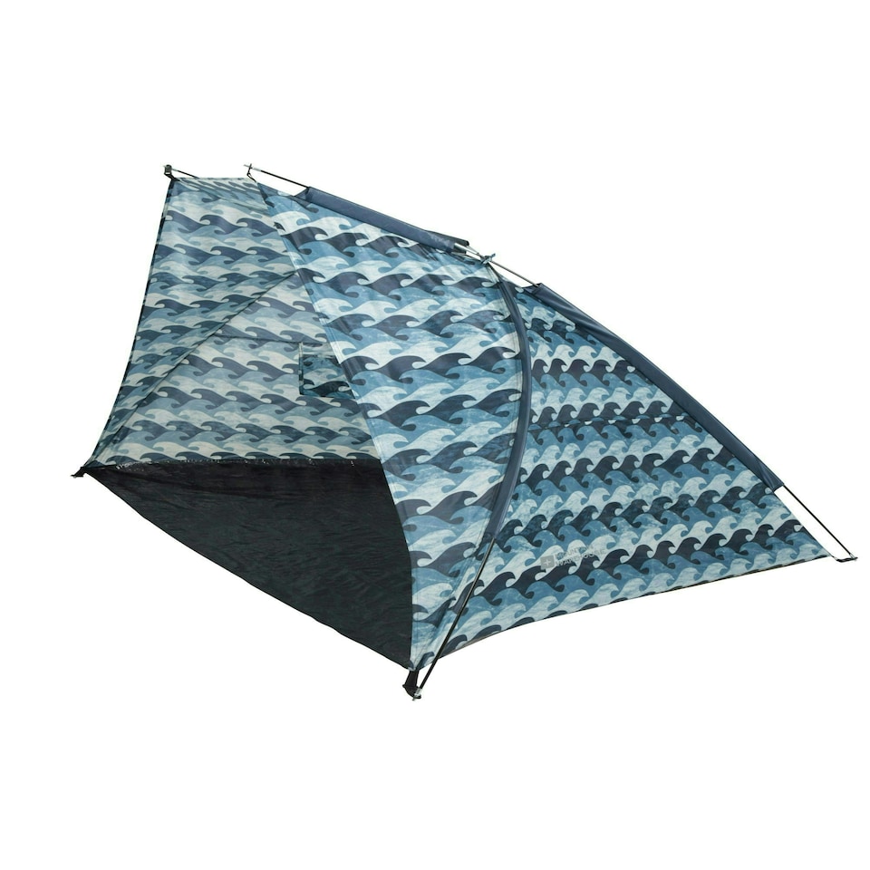 image 1 of Mountain Warehouse Beach Shelter UPF 40 UV Protection Lightweight Camping Blue | One Size