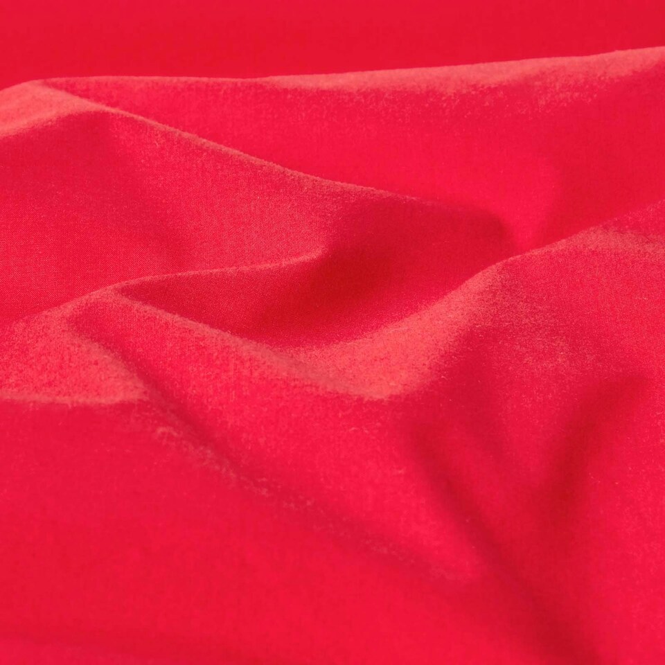 image 1 of Homescapes Red Cotton Kids Pillowcases 40 x 60 cm 200 Thread Count - 2 Pack Red
