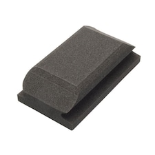 Flexipads World Class Hand Sanding Block Shaped Black 70 X 125mm - Multi Colour - 70 x 125mm