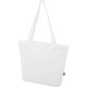 image 4 of Panama Recycled Zipped 20L Tote Bag - White - One Size White