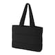 image 2 of Bagbase Plain Quilted Tote Bag | Black | Black | 1
