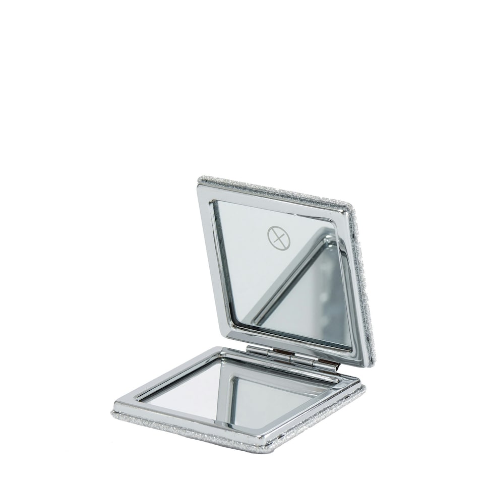 Transformulas Glitzy Dual Compact Mirror Silver