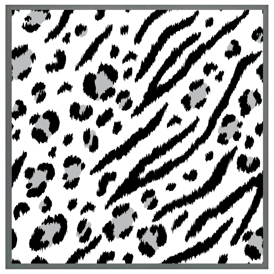 image 1 of Zebra & leopard print (Picture Frame) Brown | S