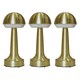 image 1 of ValueLights Set of 3 Troy Brass LED Rechargeable Touch Table Lamp