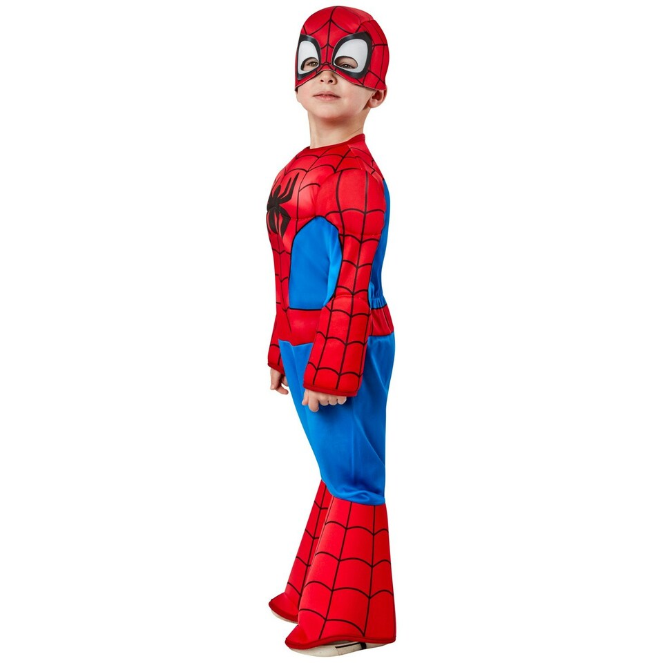 image 1 of Spider-Man Boys Deluxe Costume - Red/Blue - 3-4 Years 3-4 years