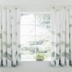 image 2 of Fern Fully Lined Pencil Pleat Curtains - Green - 168x183cm Green