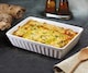 image 2 of KitchenCraft Lasagne Dish White Stoneware 33x23cm