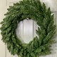 image 4 of 60cm Plain Green Christmas Wreath with 160 Bullet Tips