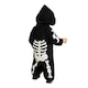 image 2 of Bristol Novelty Boys Skeleton All-In-One Halloween Costume - Black/White - Infant One Size
