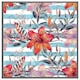 image 4 of Bouquet of watercolour tiger lilies (Picutre Frame) Brown | Oak | M