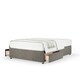 image 1 of Signature Platinum 2000 Pocket Sprung Slate Linen 2 Drawer Divan Set Small Double