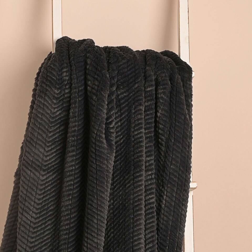 image 1 of Hestia Graphite Grey Throw
