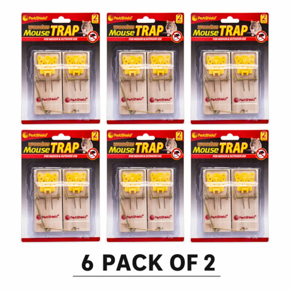 image 1 of PestShield Plywood Mouse Trap 2 Pack