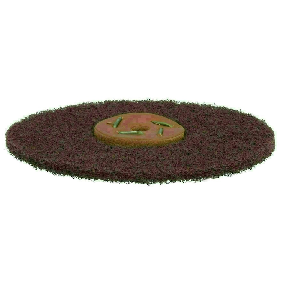 image 1 of Medium Abrasive Scotch Mop Rust Paint Removal Remover Polishing 6" x 1 Row