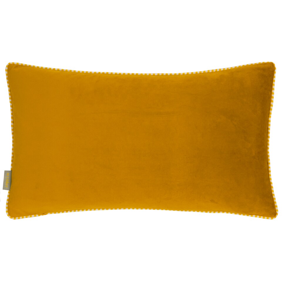 image 1 of Wylder Ramble Bees Embroidered Velvet Cushion