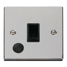 SE HOME Polished Chrome 1 Gang 20A DP Switch With Flex | Chrome | Polished Chrome