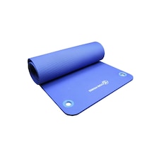 Pilates-Mad Core Fitness Eyelets Yoga Mat - Blue - One Size