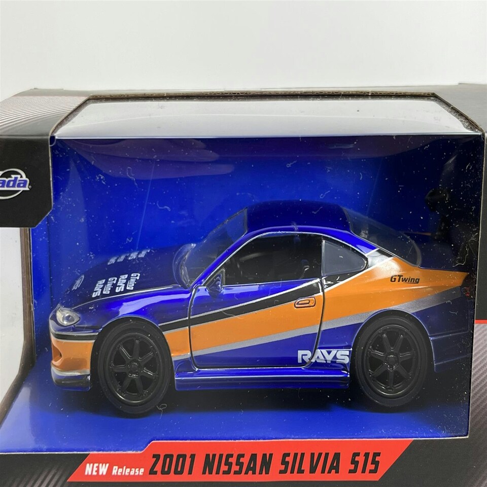 image 1 of Fast and Furious Twin Set 2001 Nissan Silvia S15 and Brians Toyota Supra 1:32 Jada 253202017