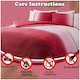 image 3 of VELVETIO Urban Ombre Duvet Cover Set Reversible Polycotton Easy Care Beddings Pink | Single