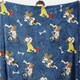 image 5 of Warm Quilted Fleece Pet Blanket for Winter with Cats & Dogs | Blue | Blue