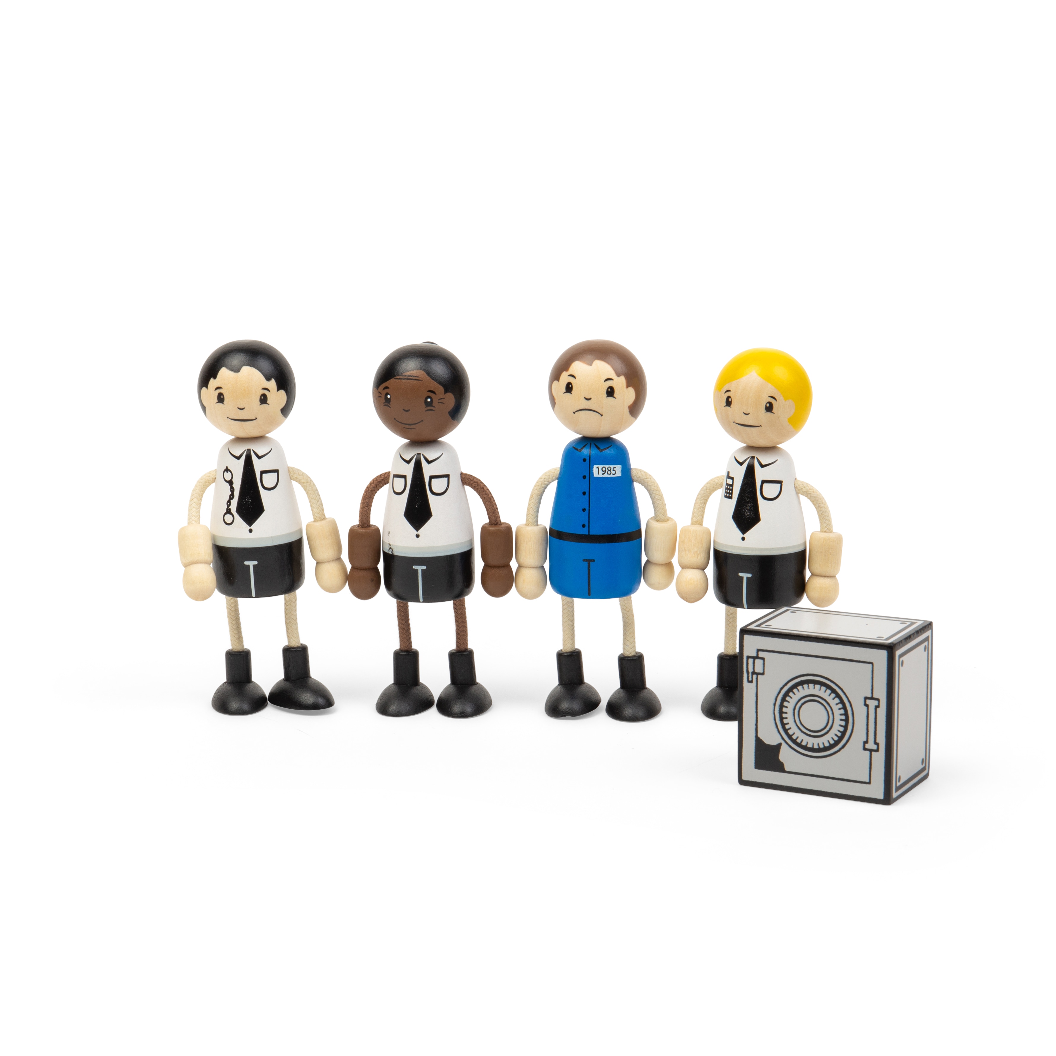 Tidlo Police Officer & Prisoner Dolls