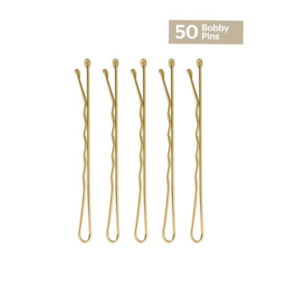 image 1 of Brushworks Blonde Bobby Pins 50 Pack | Yellow | Yellow | One Size