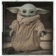 image 2 of Star Wars The Mandalorian Wanted The Child 228 Poster - White/Brown/Green - One Size