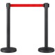 image 1 of Yaheetech Retractable Belt Stanchion Set