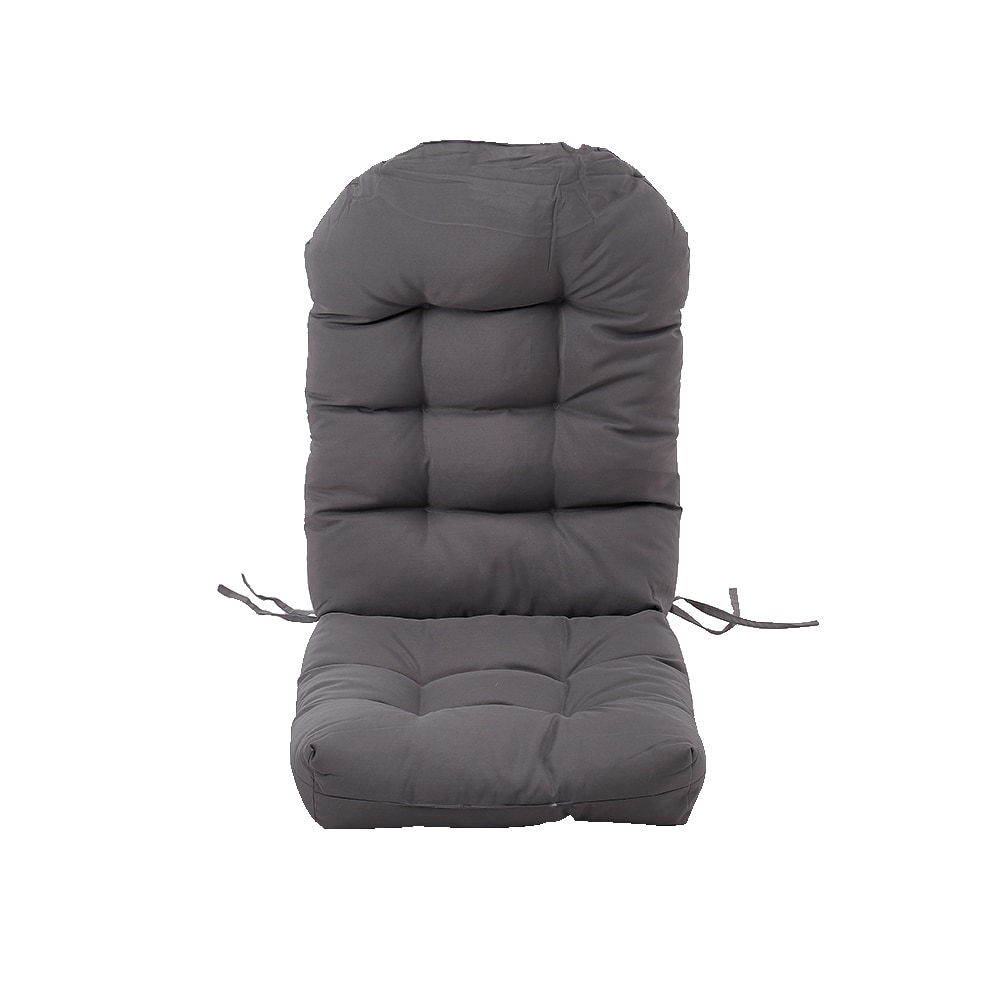 Living and Home Outdoor Waterproof Tufted Swing Seat Cushion - Dark Grey 110x48cm | Grey | Dark Grey