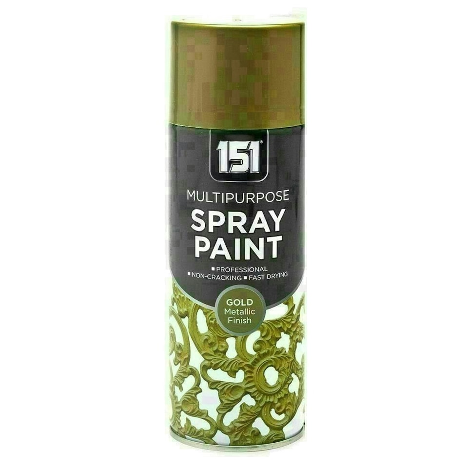 image 1 of 151 Multipurpose Metallic Gold Spray Paint 400ml