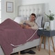 image 2 of Slumberdown Comfy Hugs Heated Throw, Plum