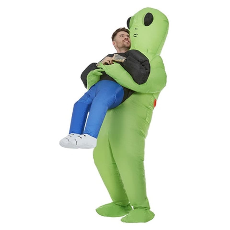 image 1 of Inflatable Alien Abduction Fancy Dress Costume Unisex Adult One Size