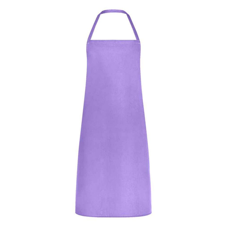 image 1 of Brand Lab Unisex Adult Classic Bibbed Apron | Purple | Digital Lavender | One Size | 1