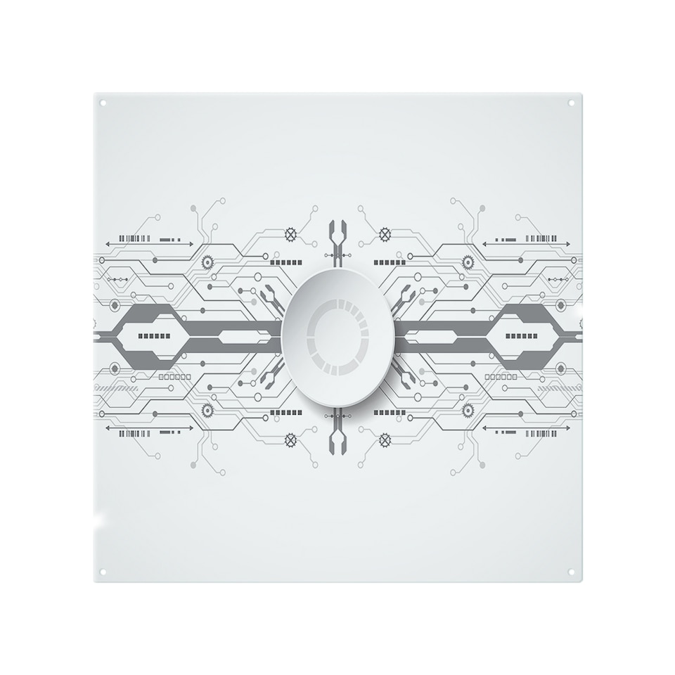 image 1 of Concept With Various Technology Elements Splash Back | White