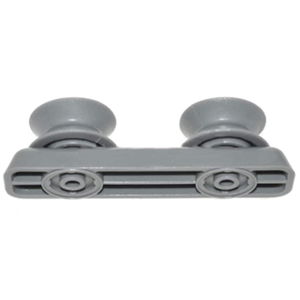 image 1 of Kenwood Dishwasher Basket Slide Rail Runner Support Guide Rounded Wheels (1 Set)
