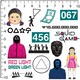image 2 of Squid Game Deluxe Assorted Designs Stickers (Pack of 50) - Multicoloured - One Size