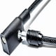 image 5 of Sport Direct 8mm x 76cm Steel Cable Bike Lock With 2 Keys Black