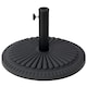 image 1 of Outsunny 14KG Round Garden Parasol Base, Fits 35mm, 38mm, 48mm Pole - Black | Black | Black