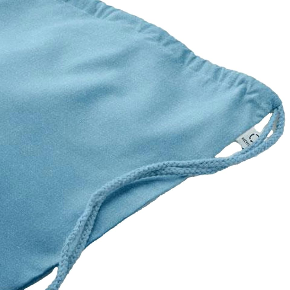 image 1 of MidOcean Cabetri Colour Recycled Cotton Drawstring Bag - Petrol - One Size Blue
