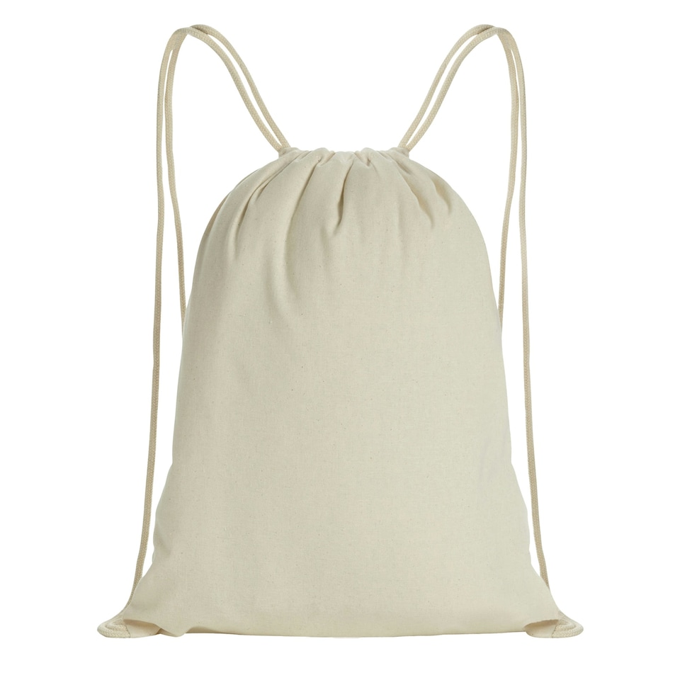 image 1 of XD Collection Impact Cotton Aware Drawstring Bag - Off White - One Size Cream