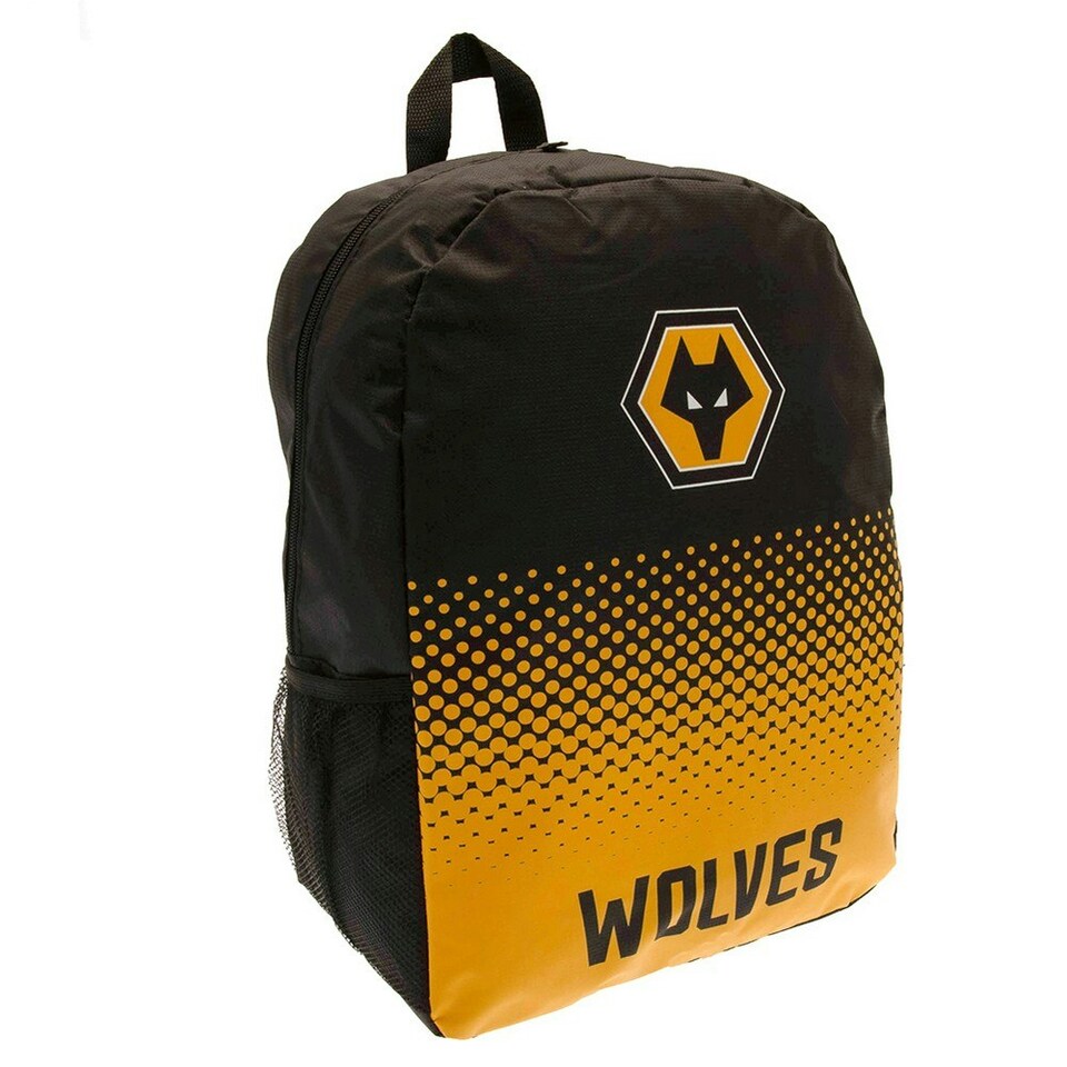 image 1 of Wolverhampton Wanderers FC Fade Backpack - Black/Yellow - One Size (UTTA9592)