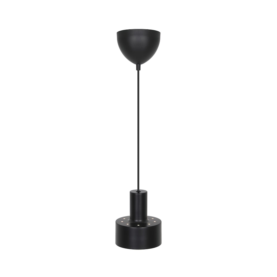 image 1 of Nordlux Matis Indoor Pendant Light Black Metal E27 On-Fixture Switch - Mains Powered, IP20