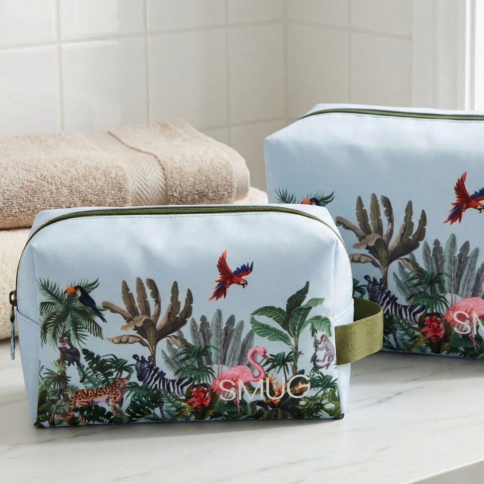 image 1 of SMUG Toiletry Bag - Jungle Print