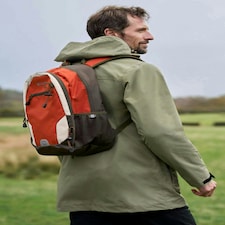 Mountain Warehouse Quest Laptop Bag Work Travelling Everyday Backpack Rucksack Brown | Rust