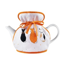 Ulster Weavers Cats In Waiting Tea Cosy - Muff Orange